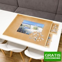 Bekijk de deal van DealDonkey.com: Puzzelplaat met 4 Lades - Voor 1500 Stukjes - 90  67 cm