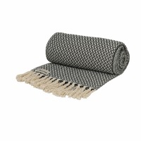 Fitz Living Plaid Visgraat - zwart