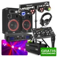 Bekijk de deal van MaxiAxi.com: MAX Complete 700W DJ Bluetooth Disco set