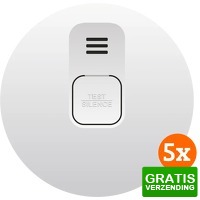 Bekijk de deal van Coolblue.nl 3: 5 x Elro Blue Line CBFS58 R koppelbare rookmelder