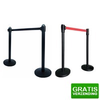 Bekijk de deal van DealDonkey.com 4: 2 x Lowander afzetpaal metaal