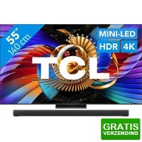 Bekijk de deal van Coolblue.nl 1: TCL SQD Mini-LED 80 L (2026) en soundbar