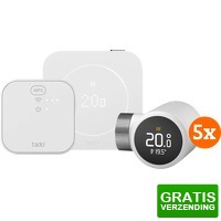 Bekijk de deal van Coolblue.nl 3: tado Bedrade Slimme Thermostaat X Multi Room Startpakket 2e Generatie (5 Radiatorknoppen)