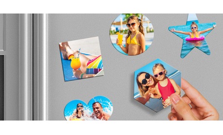 Wowdeal: Koelkast magneten met foto (in vorm naar keuze)