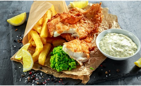 Social Deal: Fish and chips + frisdrank naar keuze om af te halen