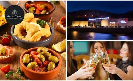 Social Deal: Speeltegoed + fles cava + borrelplank bij Grand Casino Chaudfontaine
