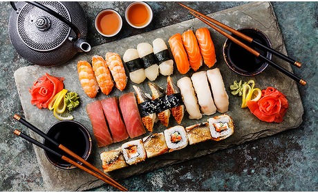 Social Deal: Sushibox (22, 28, 43 of 44 stuks) om af te halen bij Merlina