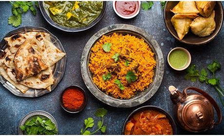 Social Deal: 3-gangen Indiase rijsttafel om af te halen