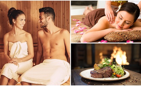 Social Deal: Wellness + massage + diner voor 2 bij Visa-Versa